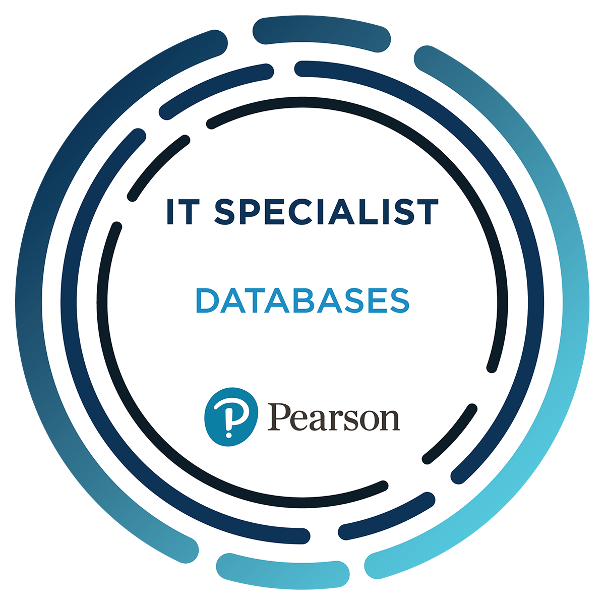 Pearson VUE IT Specialist - Databases Certification Badge